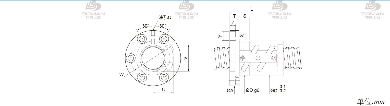 PMI FSVC3610-3 pmi滚珠丝杠批发